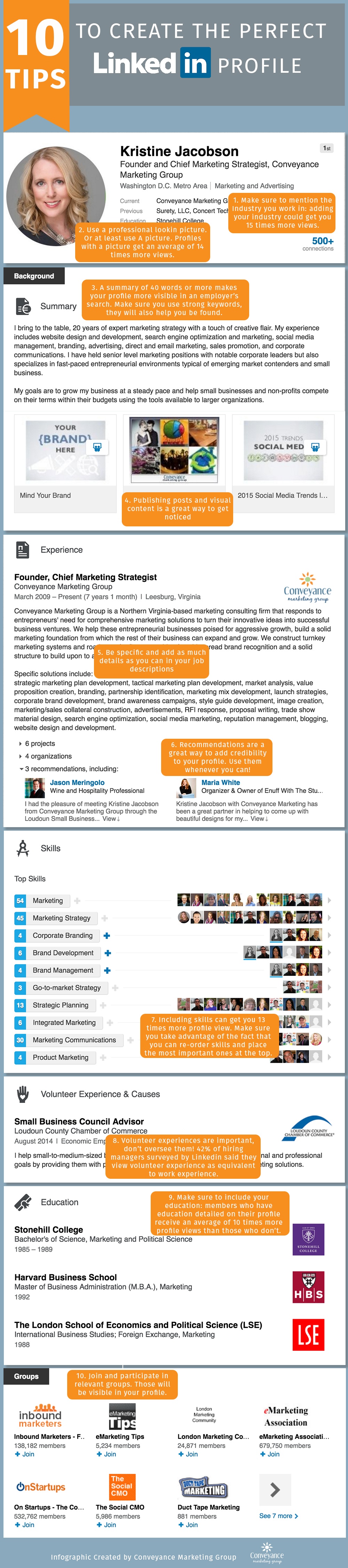 10 Tips to Create the Perfect LinkedIn Profile, Marketing Strategy, Social Media