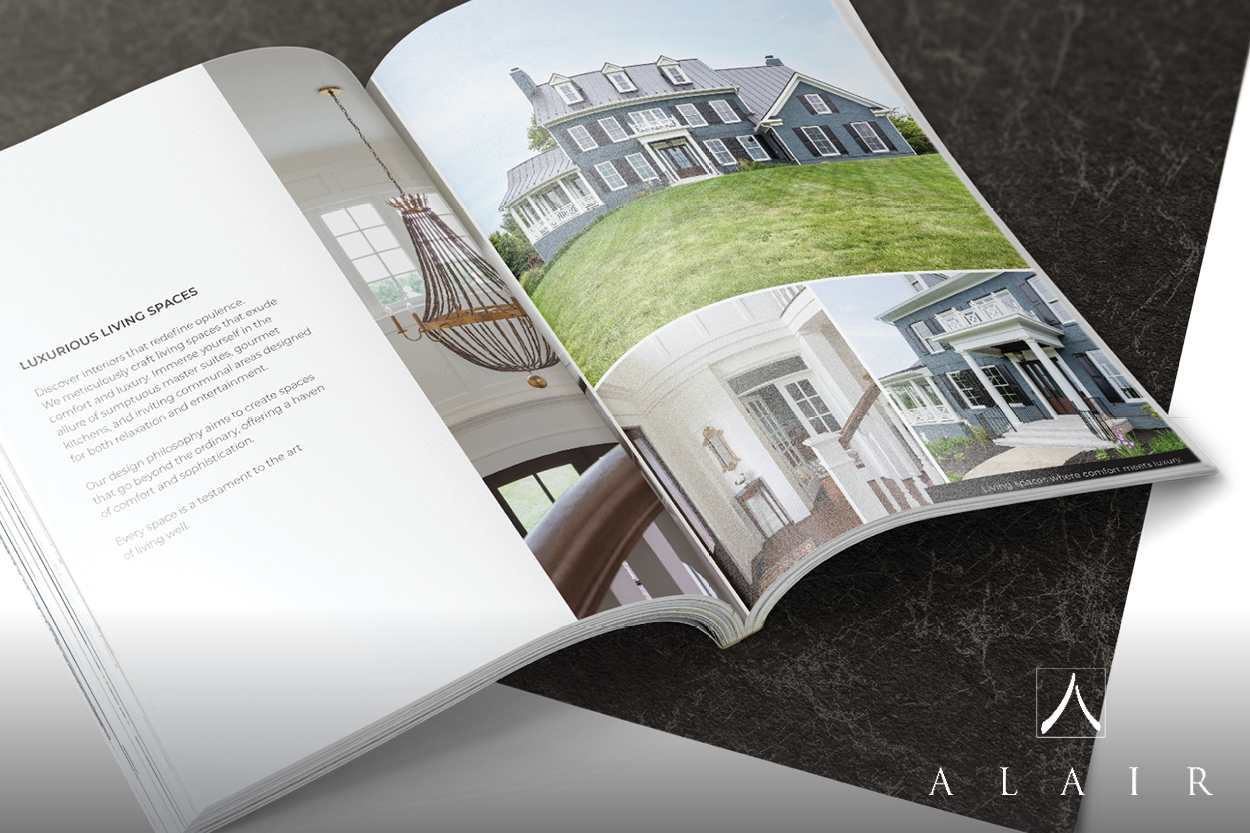 Case Study on Custom Home Look Book for Alair Homes Hunt Country